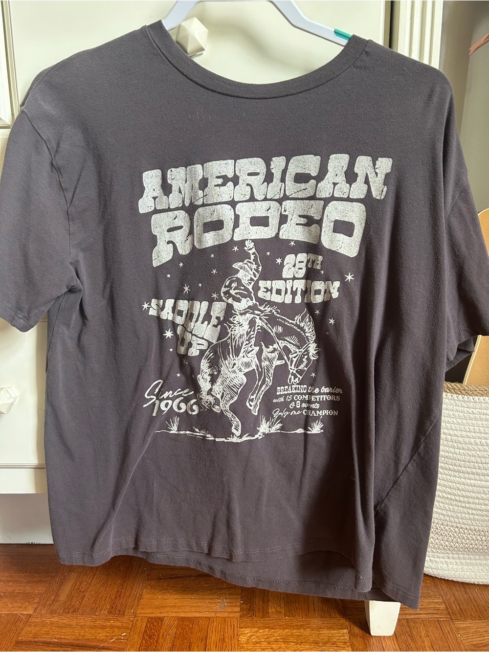 Altar'd State Charcoal American Rodeo Graphic Tee